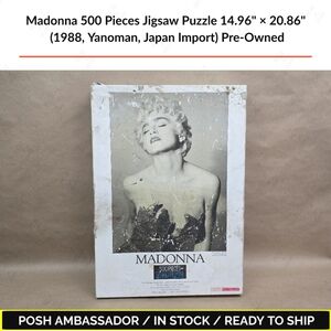 Madonna 500 Pieces Jigsaw Puzzle 14.96" × 20.86" (1988, Yanoman, Japan Import)